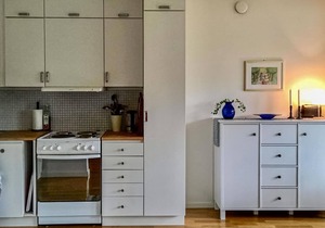 Inviting apartment in quiet residential area in the middle of Visby.