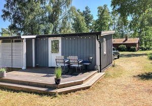 Row house in Haga Park, south of Färjestaden.
