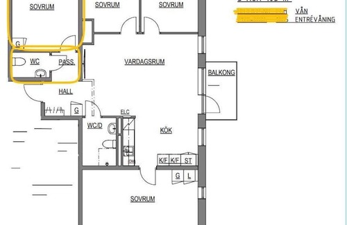 Gothenburg Resort | 105 m² Private room ∙ 1 bedroom ∙ 2 guests