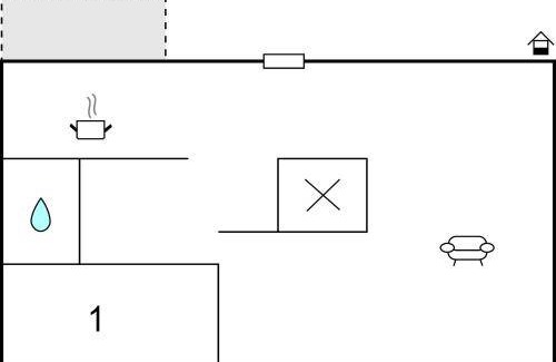 Reftele House | 60 m² House ∙ 2 bedrooms ∙ 3 guests