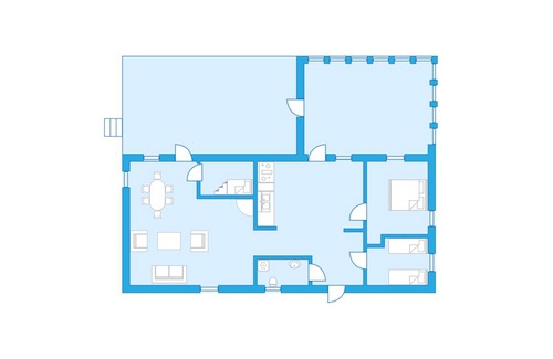 Nora House | 85 m² House ∙ 3 bedrooms ∙ 6 guests