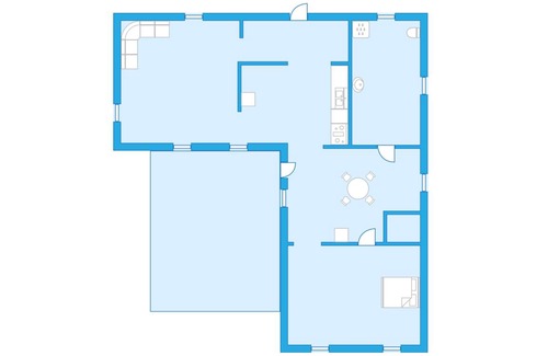 Sandhem House | 87 m² House ∙ 1 bedroom ∙ 4 guests