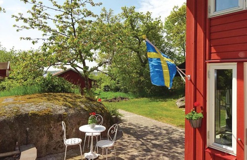 Bustorp House | Holiday Home Ronneby with a Fireplace 05