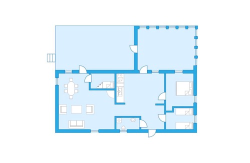 Nora House | 85 m² House ∙ 3 bedrooms ∙ 6 guests