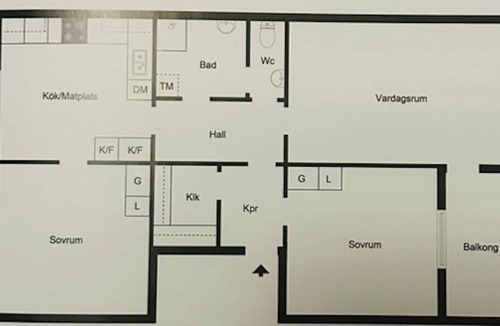 Edsberg Apartment | 86 m² Apartment ∙ 2 bedrooms ∙ 4 guests