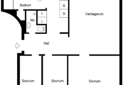 Bollmora Apartment | 90 m² Apartment ∙ 3 bedrooms ∙ 2 guests