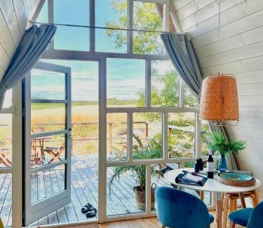 Stora Fro House | A-Frame Houses Overlooking Öland's Landscape