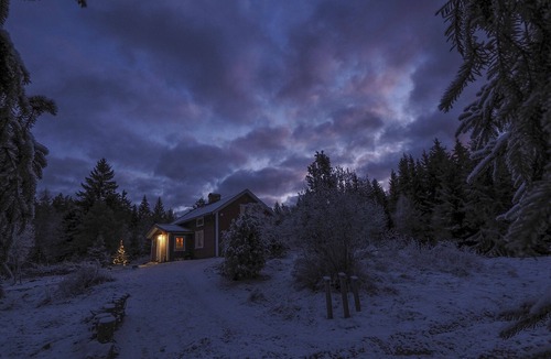 Orby Cabin | A genuine Swedish torp (forest cottage) on a very sunny hill