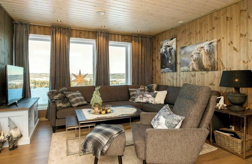 Kamben Apartment | Apartment on Golsfjellet with views of Jotunheimen