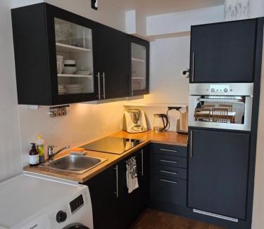 Vossestrand Apartment | Apartment with terrace, pool, sauna, and free parking