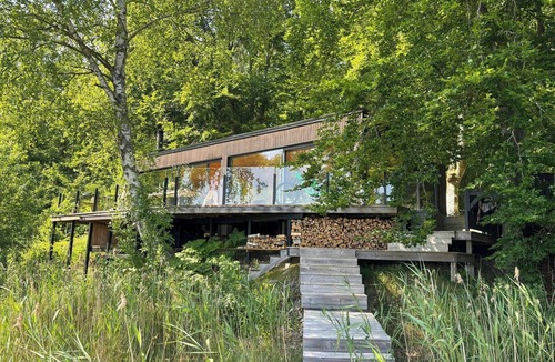Immeln House | Architect house with private dock at Immeln