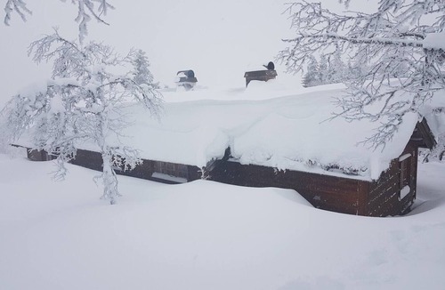 Fla Municipality Cabin | Architects-designed winter cabin at 980MASL. CC ski trails and sledding 20m away