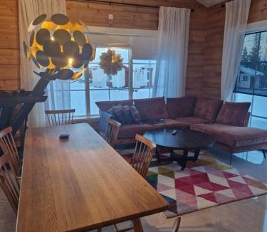 Gallivare Villa | ArcticStay Timmerstugan - Authentic Log Cabin in Gällivare