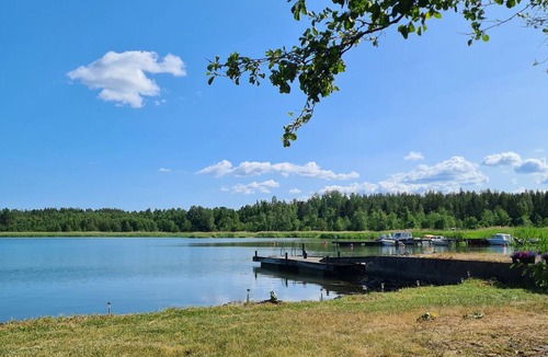 Norrkoping O House | At a water property with an own boat bridge/landing stage for the boat