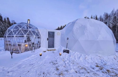 Risogrund Cabin | Aurora Igloo in Swedish Lapland
