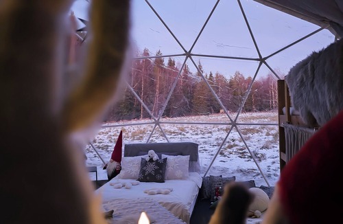 Risogrund Cabin | Aurora Igloo in Swedish Lapland