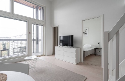 Tampere Apartment | Beautiful Brand New 1BR Loft in Amuri with Balcony