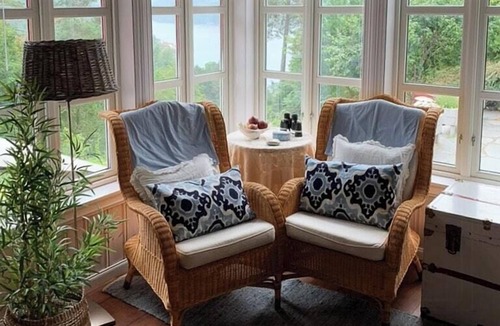 Tvedestrand House | Beautiful cabin at Nes with fjord and beach
