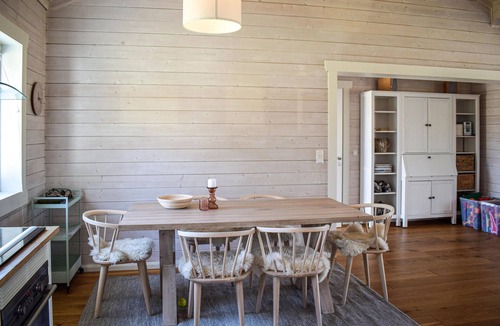 Aremark House | Beautiful home in Aremark with kitchen