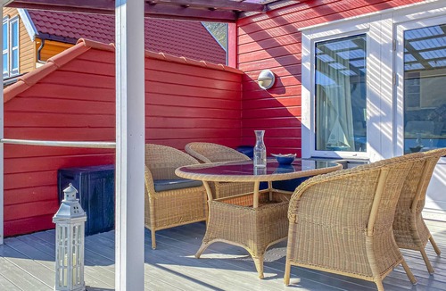 Sande House | Beautiful home in Gursken with harbor view