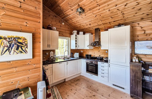 Nedstrand House | Beautiful home in Hebnes with WiFi