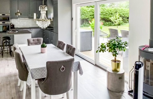 Vittsjo House | Beautiful vacation home with a nice, large terrace.
