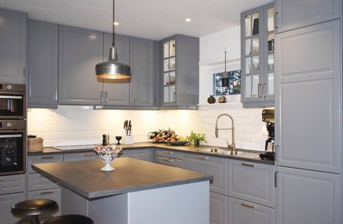 Vittsjo House | Beautiful vacation home with a nice, large terrace.