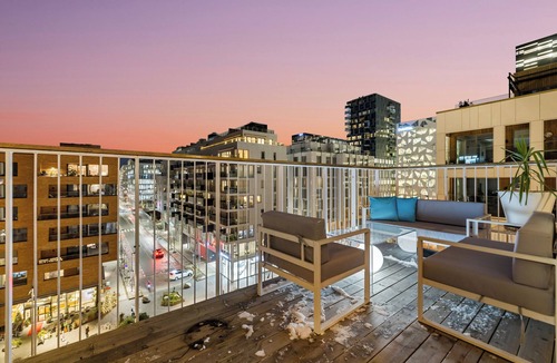 Bjørvika Apartment | Björvika Oslo with the view to the Munch Museum and the Ocean