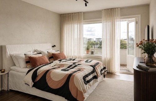 Pori Apartment | Borg Itsenäisyydenkatu, Centre Spacious 2-Room Apt, King Bed, Free Parking & Wifi