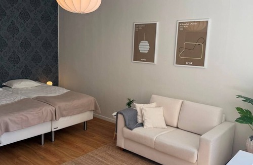 Ullanlinna Apartment | Bright Design District Studio in Helsinki