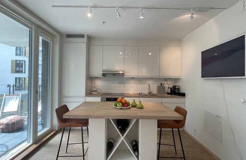 Tjuvholmen Apartment | Bright & exclusive 1BR in Prime Location-located on water with see view