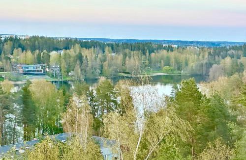 Lahti Apartment | Bright two-room apartment with lake view