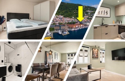 Bergen City Centre Apartment | Bryggen/Fløyen Living