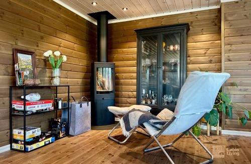 Fla Municipality House | Cabin in magnificent landscape and hot tub inside
