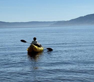 Hole Municipality House | Cabin with Private beach and fjord view Perfect for Coolcation and Calmcation