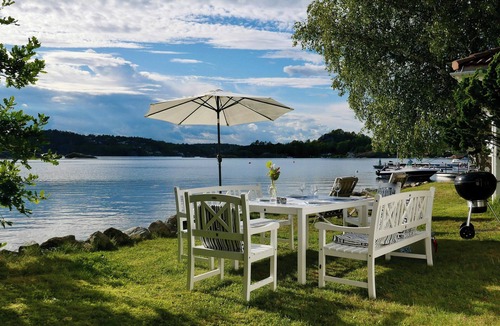 Sandefjord House | Cabin with sunset views and private dock