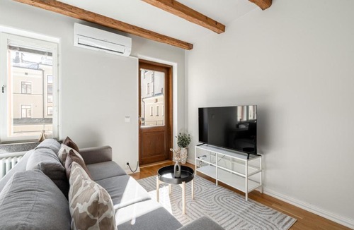 Tampere Apartment | Central Square Studio with Free Parking