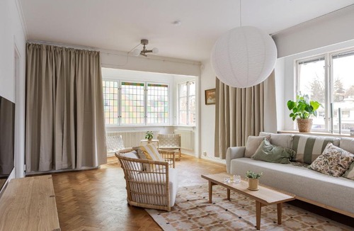 Lidingo Apartment | Chic 2-Bedroom apartment on Lidingö