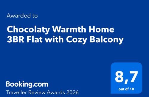 Bastad House | Chocolaty Warmth Home 3BR Flat with Cozy Balcony