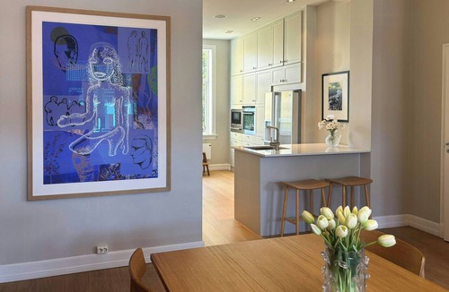 Majorstua Apartment | Classic flat with stucco on Majorstuen