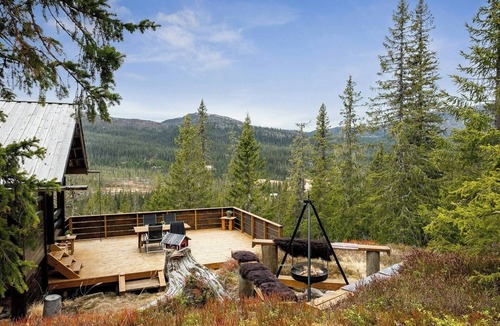 Fla Municipality House | Close to nature in Ål cabin at Haglebu
