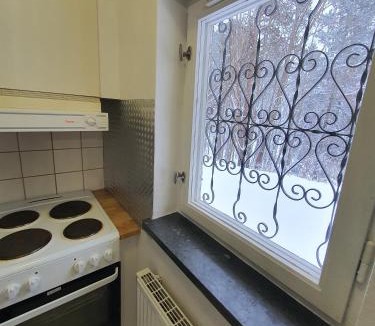Hasselby Apartment | Close to the metro and the beach! with a view of the Scandinavian forest