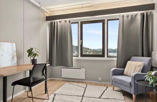 Brevik Apartment | Comfortable private room with private bathroom