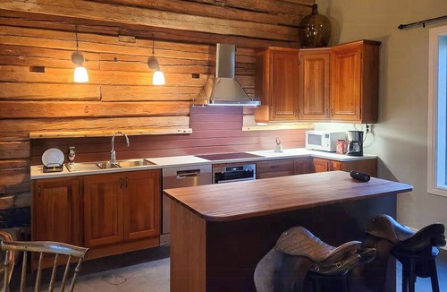 Nora Municipality House | Converted barn with grass roof in Lindesby