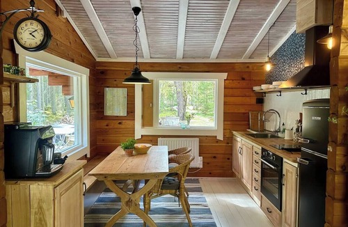 Urshult Cabin | Covert Retreat Timber Cabin with Sauna & Hot-Tub