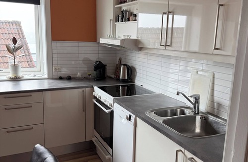 Alesund Condo | Cozy 1-bedroom condo in gorgeous Ålesund with balcony and seaview