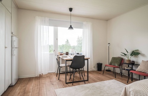 Avesta Municipality Apartment | Cozy & Bright Studio in Peaceful Horndal