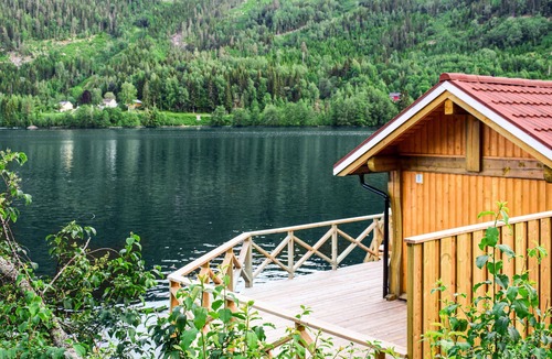 Kviteseid House | Cozy home in Vråliosen with sauna