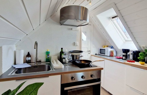 Bergen City Centre Condo | Cozy loft with king bed in the middle of town