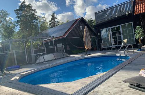 Upplands-Bro Municipality House | Cozy Stay near Stockholm with Pool and BBQ access